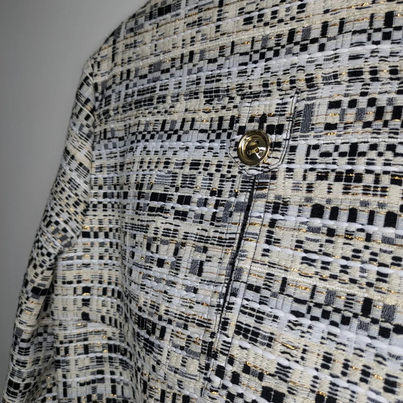 Badgley Mischka Black and White Blazer - Picture 10 of 16